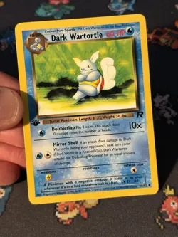 Pokemon Cards Dark Wartortle 46/82 Team Rocket FIRST EDITION - (NM) - Image 2