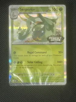 Serperior 064 Perfect Order Build & Battle Deck Stamped Promo Sealed Pokemon TCG - Image 1