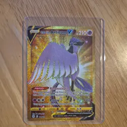 Pokemon TCG Brilliant Stars Gold Secret Rare Galarian Articuno V 181/172 NM - Image 1
