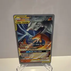 Pokemon Reshiram & Charizard GX TAG TEAM Ultra Rare 20/214 World Championship 2… - Image 1