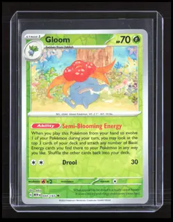 Gloom 044/165 Reverse Holo SV: Scarlet & Violet 151 Pokemon tcg Card CB-2-3-C-8 - Image 1