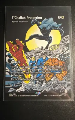 T'Challa's Protection - Teferi's Protection (Borderless) Marvel Universe... - Image 1