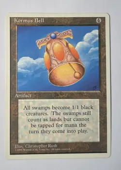 Kormus Bell - Fourth Edition (4th Edition, 4ED) 1995 - MTG Rare NM Free Ship - Image 1