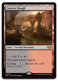Canyon Slough #344 (NM) Tarkir Dragonstorm TDC Magic MTG - Image 1