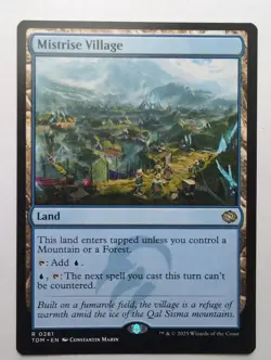 MTG Mistrise Village (TDM) Tarkir: Dragonstorm Regular Rare 261 - Image 1