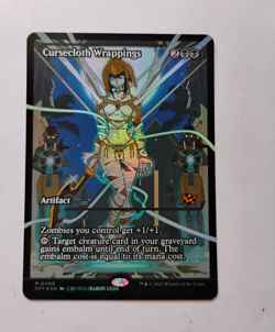 Cursecloth Wrappings - Aetherdrift Artifact MTG #0400 EN 2025 Foil - Image 1