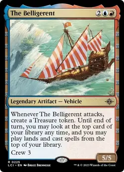 THE BELLIGERENT mtg NM-M Lost Caverns of Ixalan 1 Rare - Image 1