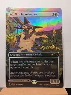 Witch Enchanter / Witch-Blessed Meadow 2655 Foil Secret Lair Witch's Familiar - Image 1