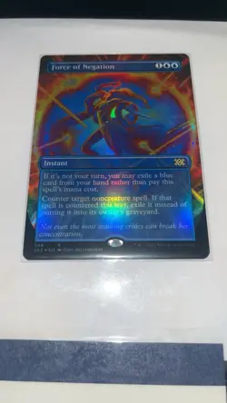 Force of Negation (Borderless) - Double Masters 2022 (2X2) (Foil) - Image 1