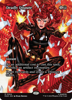 Deadly Dispute (FOIL) x1 - MTG Marvel Universe MAR #64 - Image 1