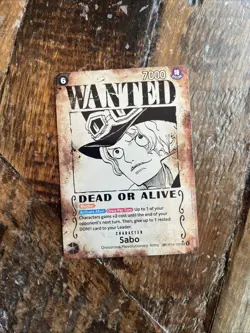 Sabo (120) (Wanted Poster) - Carrying On His Will (OP13) - Image 1