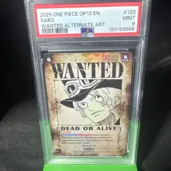 Sabo (120) (Wanted Poster) OP13-120 Carrying On His Will Foil - Image 1