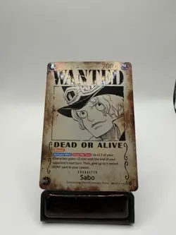 Sabo (120) (Wanted Poster) OP13-120 Carrying On His Will Foil - Image 2