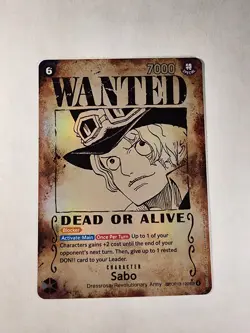 Sabo (120) (Wanted Poster) OP13-120 Carrying On His Will Foil - Image 1