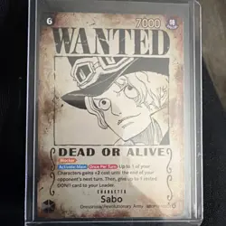 Sabo (120) (Wanted Poster) OP13-120 Carrying On His Will Foil - Image 1