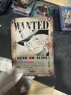 Sabo (120) (Wanted Poster) OP13-120 Carrying On His Will Foil - Image 3