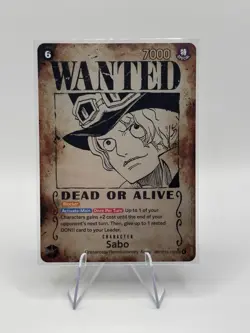 Sabo (120) (Wanted Poster) OP13-120 Carrying On His Will Foil - Image 1
