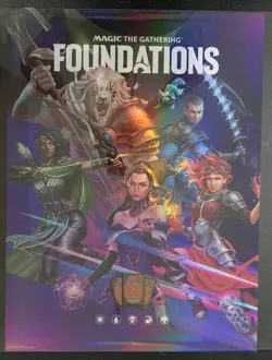 MTG Foundations Foil Promo Poster RARE UNOPENED MINT CONDITION - Image 1