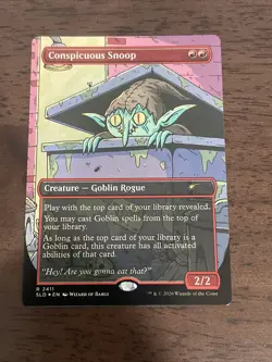 Conspicuous Snoop (FOIL 2411) Goblin Storm Commander Secret Lair SLD - Image 1