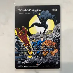 T'Challa's Protection - (Borderless) Marvel Universe Regular - Image 1