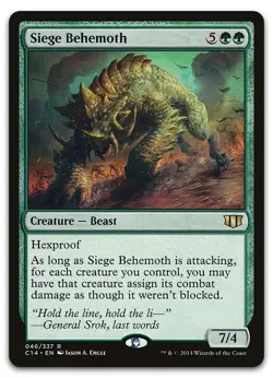 Siege Behemoth #46 (LP) Commander 2014 C14 Magic MTG - Image 1