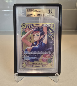 One Piece BGS 10 Nico Robin EB03-055 One Piece Heroines Extra Booster SP Holo - Image 1