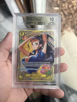 Nico Robin Eb03-055 SP One Piece TCG BGS 10 Pristine English - Image 1
