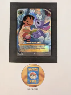 MINT Ohana Means Family - Disney Lorcana Winterspell - Enchanted 224/204 🔥 - Image 1
