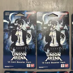 Solo Leveling Union Arena 12 Card Booster Pack UE17BT English Version Lot Of 10 - Image 2