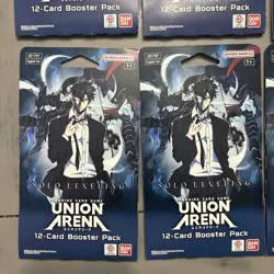 Solo Leveling Union Arena 12 Card Booster Pack UE17BT English Version Lot Of 10 - Image 5