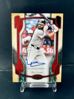 2026 Topps Tier One Riley Greene Break Out Autograph /15 - Image 1