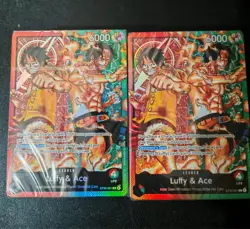 One Piece - 2x Luffy & Ace ST30 Starter Deck full Brick - Sealed 64 Cards - Image 1