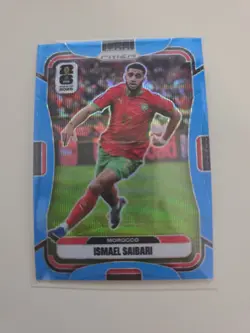 Ismael Saibari 2026 Panini Prizm FIFA World Cup #295-Fluorescent Blue Wave /225 - Image 1