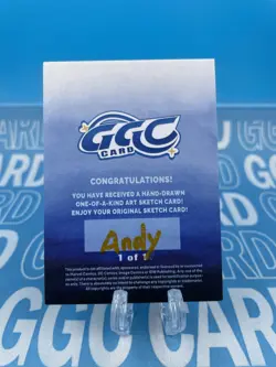 GGC Studio Marvel Daredevil Artist Hand Drawn Auto Sketch Card 1/1 - Image 2