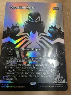 Opposition Agent - READ -Foil (Borderless) Marvel Universe Eternal-Legal - Mtg - Image 1