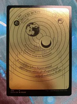 Blood Moon Full Art Gold Etched Foil - Secret Lair SLD 366 - Near Mint - EN MTG - Image 2