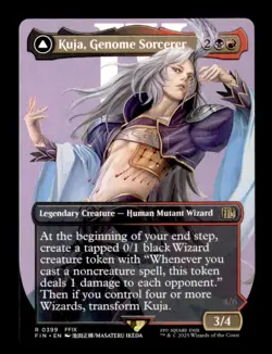 Kuja, Genome Sorcerer (Borderless) 399 FINAL FANTASY Magic: The Gathering NM - Image 2