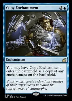 1x Copy Enchantment - Foil MTG - Ravnica Remastered - Light Play - Image 1