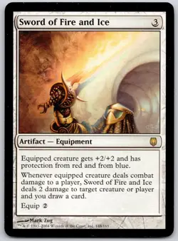 Sword of Fire and Ice 148 Rare Darksteel Magic: The Gathering LP - Image 1