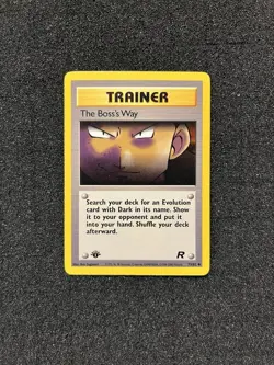 Pokemon 1st Edition Boss's Way Team Rocket 2000 Excellent Condition - Image 1