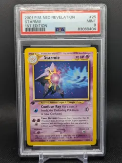 Pokemon TCG - Starmie 25/64 Neo Revelation 1st Edition Regular - PSA 9 Mint - Image 2