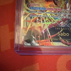 One Piece Card Game Sabo OP13-120 Carrying On His Will SR Foil - NM SHIPS FAST! - Image 2