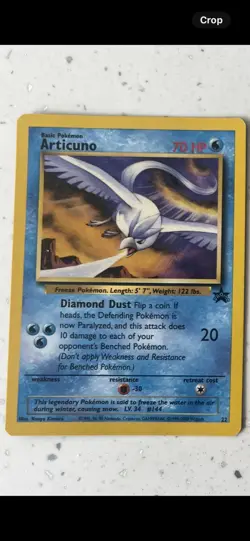 Articuno - Wizards Black Star Promo # 22 - Sealed Legendary Birds Pokemon Promo - Image 3