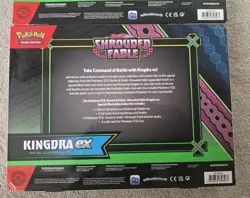 Pokemon TCG Shrouded Fable Greninja EX & Kingdra EX Collection Box Bundle Sealed - Image 4