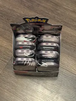 Pokemon TCG Black Bolt And White Flare Unova Mini Tin Set of 8 with Display Box! - Image 2