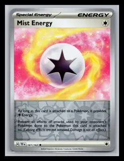 Pokemon TCG Temporal Forces Mist Energy TEF 161/162 NM Reverse Holo - Image 1