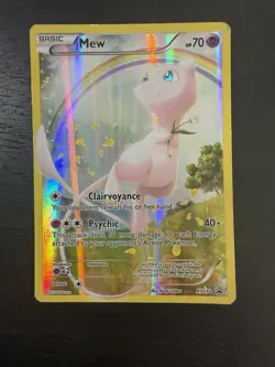 Mew XY110 Holo Promo Basic Pokemon TCG Card 70 HP English - The Pokemon Co - Image 1