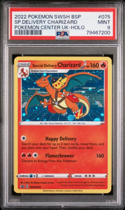 Pokemon TCG - Special Delivery Charizard - PSA 9 Mint - PC Exclusive UK SWSH075 - Image 1