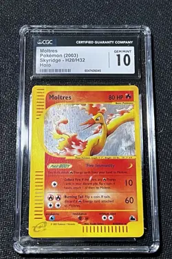Pokemon Moltres H20/H32 Skyridge Holo Rare PSA/CGC 10 Gem Mint! - Image 1