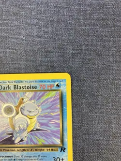 2000 Pokemon Team Rocket Dark Blastoise Non Holo 1st Edition LP - Image 3